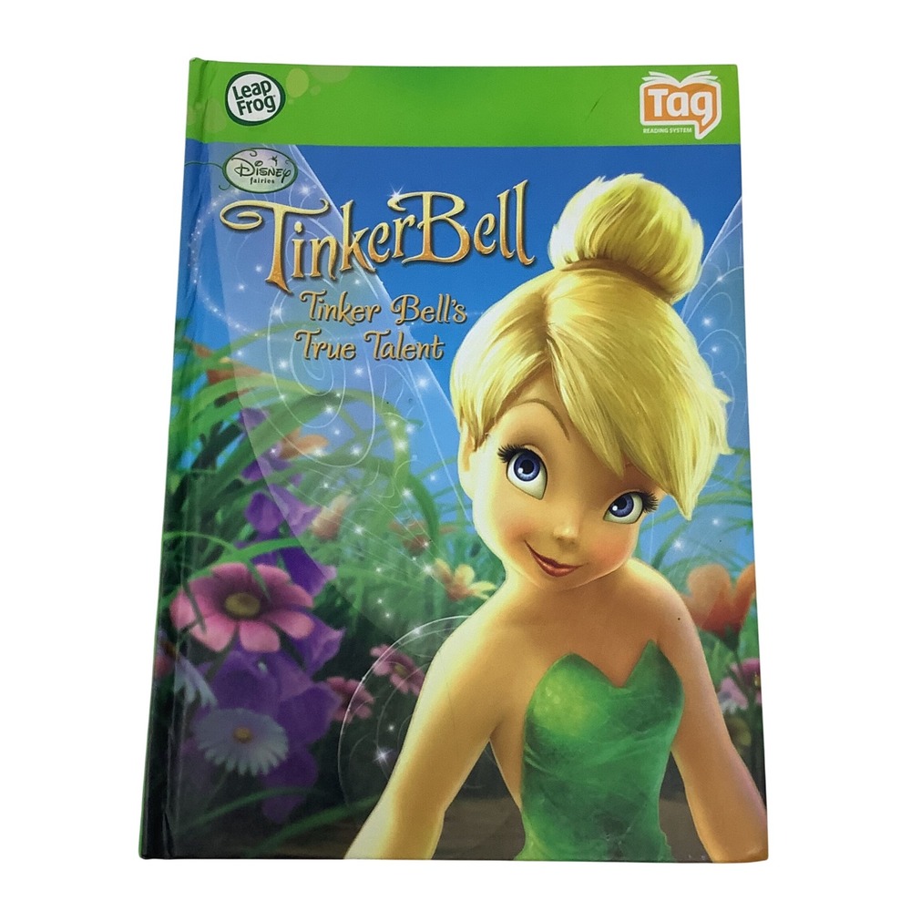 LeapFrog TAG Disney Tinker Bell‎ True Talent Interactive Reader Hardcover Book